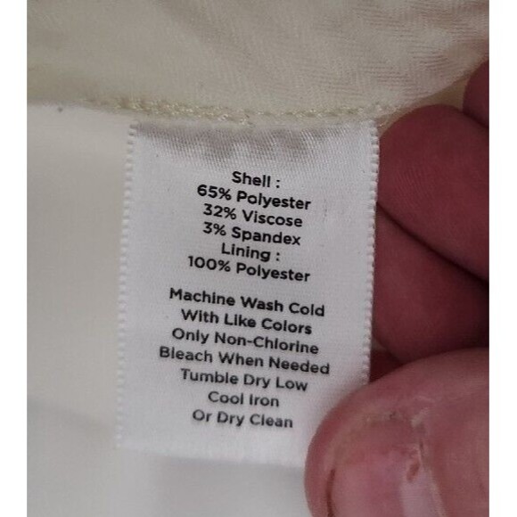 Talbots Pants Womens Crop Heritage Straight Leg Side Zipper High Rise Career 12 - Picture 8 of 8